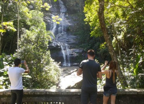 Recorrido por los principales lugares de interés de Río de Janeiro, incluidos los pasos de Cristo Redentor y Selaron. R�o de Janeiro, BRASIL