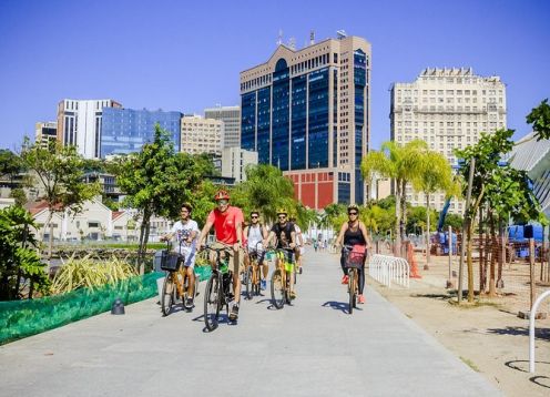 Recorrido en bicicleta, Pan de Azúcar, Centro y Bulevar Olímpico. R�o de Janeiro, BRASIL