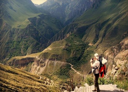 Trekking  de 3 dias al Cañon del Colca desde Arequipa. Arequipa, PERU